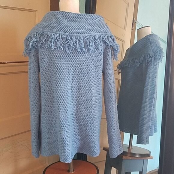 Sweater Cowl Neck BluEe Extra Editions Top Shirt Women's WOMAN'S 2 X Large - Picture 5 of 9